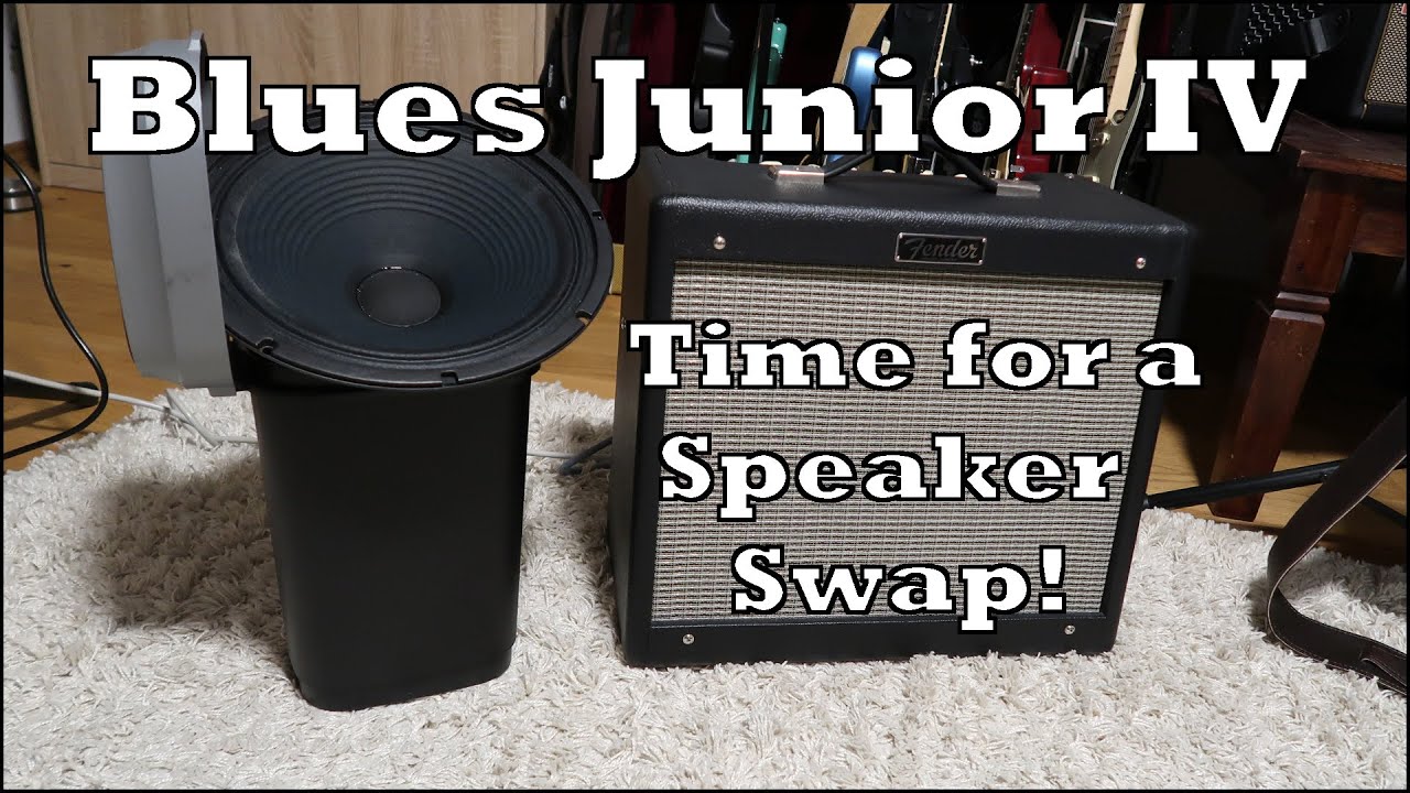 Not Happy with your Fender Blues Junior IV? Try a different Speaker