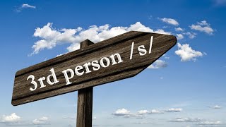 3rd person -s verbs pronounced /s/ in English #englishverbs #englishgrammar