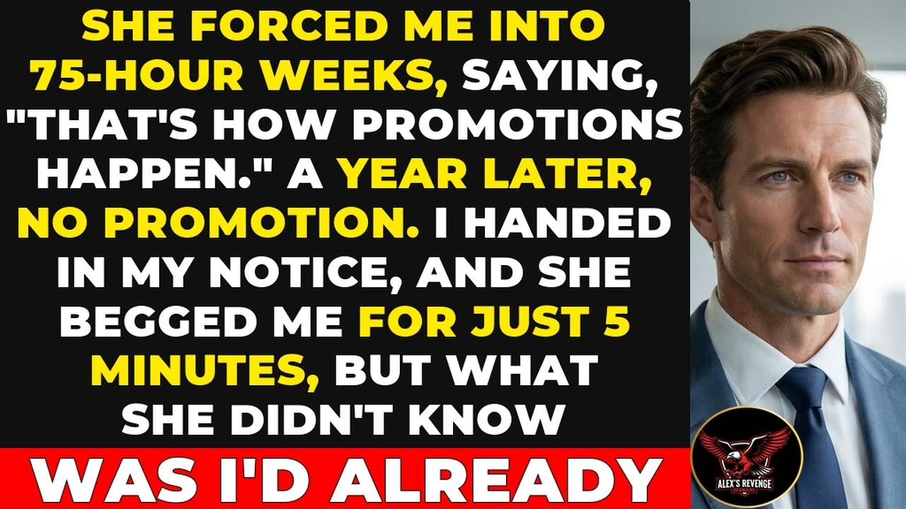 The Friday performance review was supposed to be my golden ticket. After 347 nights of overtime,and 128 lost weekends,I had finally earned the VP title I was promised. My boss, Serena, slid the...