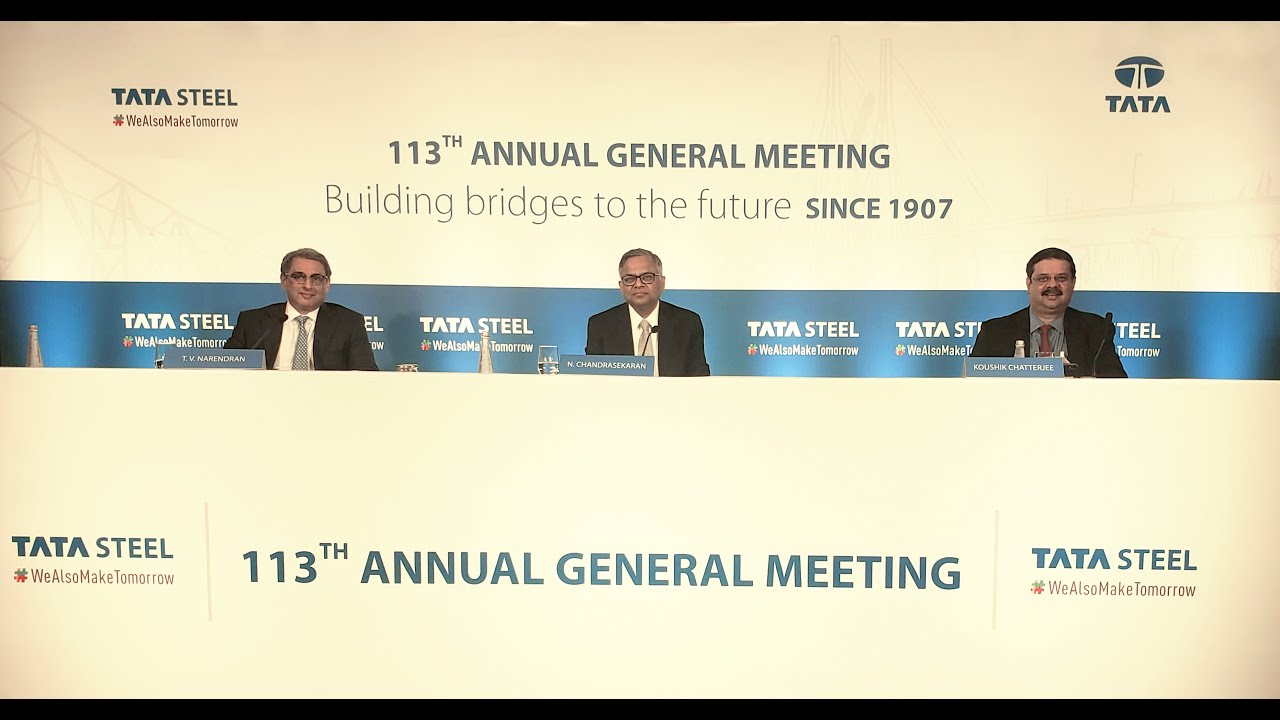 113th Annual General Meeting of Tata Steel Limited 