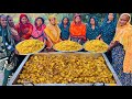 Aloo dum  khic.i  meat style potato cooking in village  potato bhuna  hodgepodge for villagers