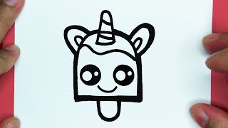 How To Draw Cute Unicorn Pop, Things To Draw