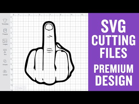 Middle Finger Svg Cutting Files for Silhouette Premium cut SVG