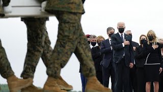 L'hommage de Joe Biden aux treize militaires américains tués lors du double-attentat à Kaboul