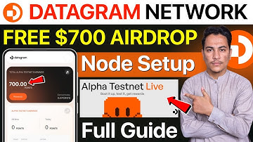 Datagram Network Airdrop | Earn FREE $700 | Node Setup Guide | Datagram Airdrop Wallet Connect