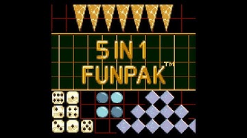 5 in 1 Funpak (Game Gear 60Hz) - Intro / Attract Mode