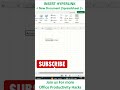 Open New Spreadsheet with Hyperlink Ctrl + K in Excel | Automate New Workbook Step #ytshorts #xlsx