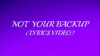 Download Lagu Sarah Fois - Not Your Backup (Lyrics Video) MP3