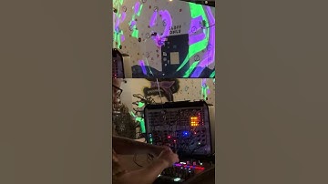 pt12 #experimentalelectronic #drumbrute through #modularsynth with j4s0n.c4s3y on the #videosynth