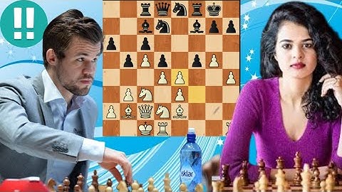 Magnus Carlsen vs Tania – Tactical Brilliance on Display