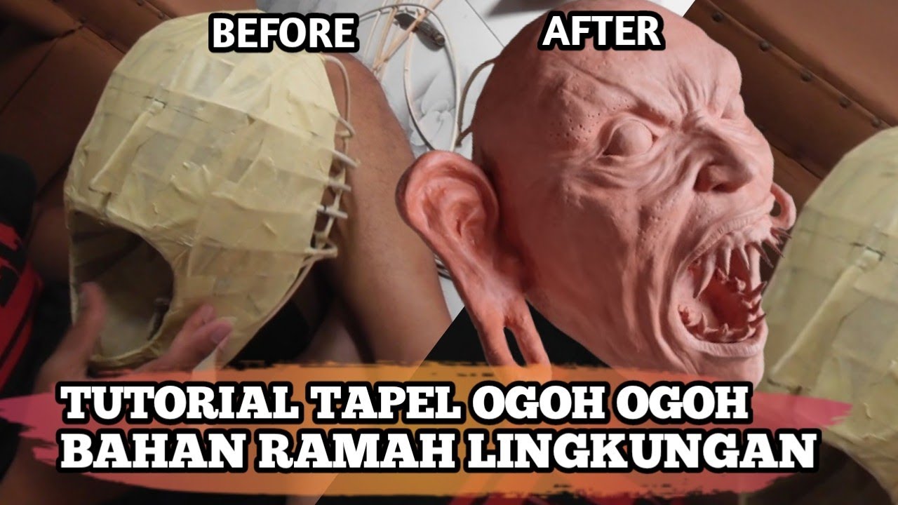 TAPEL OGOH OGOH DURGA ADHIMUKYA - BAHAN RAMAH LINGKUNGAN #ogohogoh