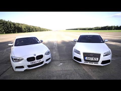 Bmw M135i V Audi Rs3 Road Track Drag Race Chris Harris On Cars Youtube