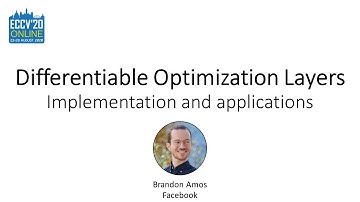 ECCV2020 tutorial - Differentiable Optimization Layers - Implementation and Applications