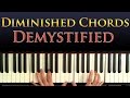 Jazz Piano Harmony - Diminished Chords Explained and Demystified