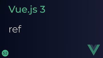 Vue JS 3 Tutorial - 52 - Replacing data with ref