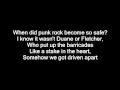 NoFx - The Seperation of Church and Skate - Lyrics