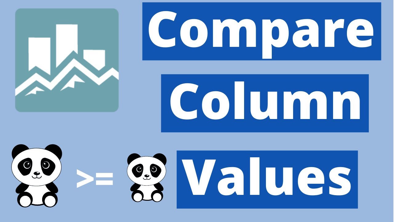 Python Dataframe Compare Two Columns