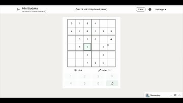 LinkedIn Mini Sudoku #83 Displaced | Today