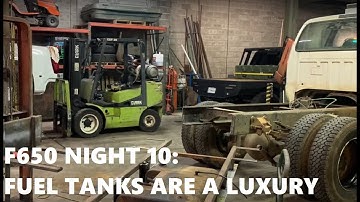 F650 Build! NIGHT 10: FUEL TANKS ARE  A LUXURY, RIGHT? #f650gs #f750gs #f750gs #customtrucks #diesel