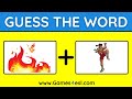 Guess the word game  compound words  easy
