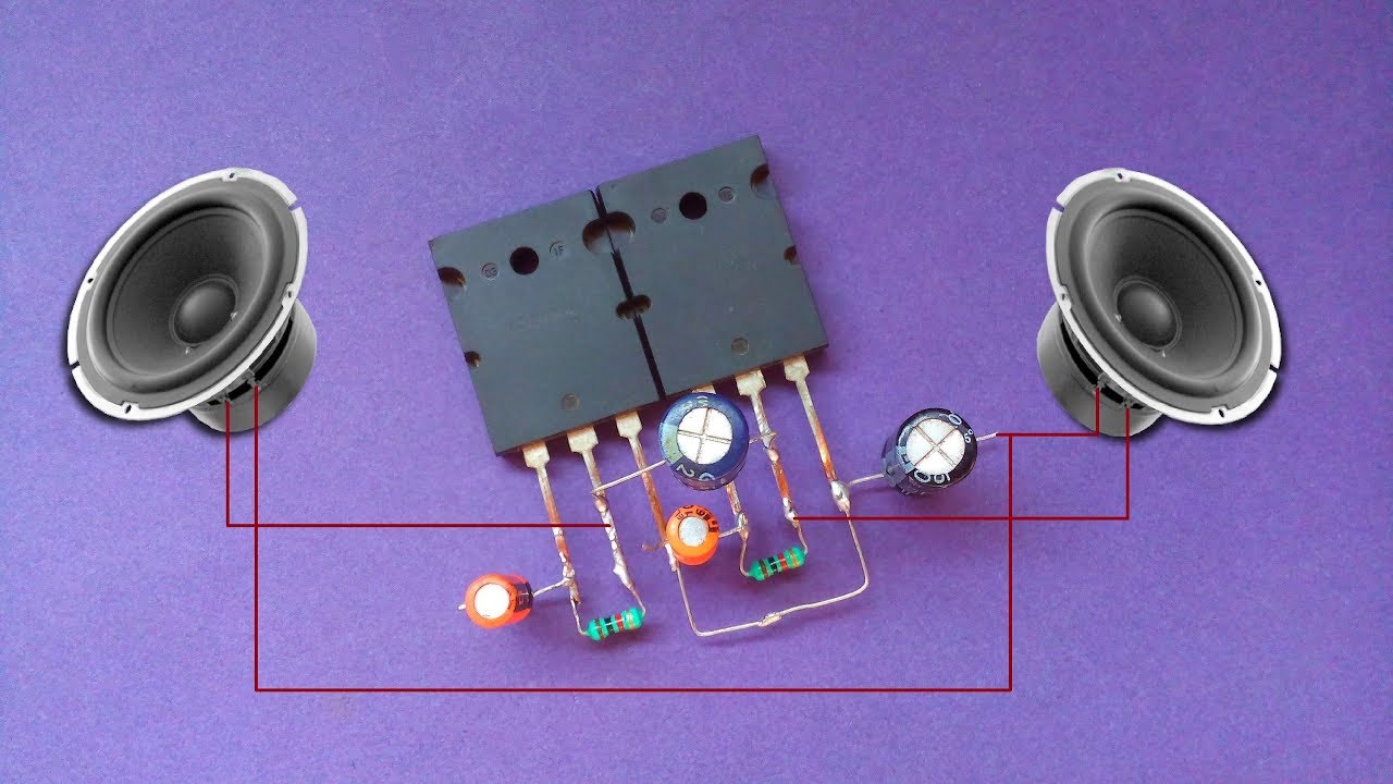 1 Transistor Audio Amplifier
