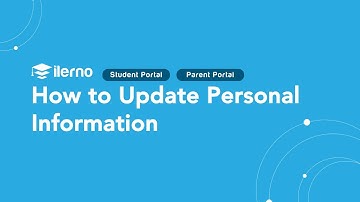 How to Update Profile Information in Student and Parent Portal