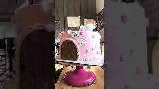 Magical Fairy House Cake Masterpiece #kiaraskreations