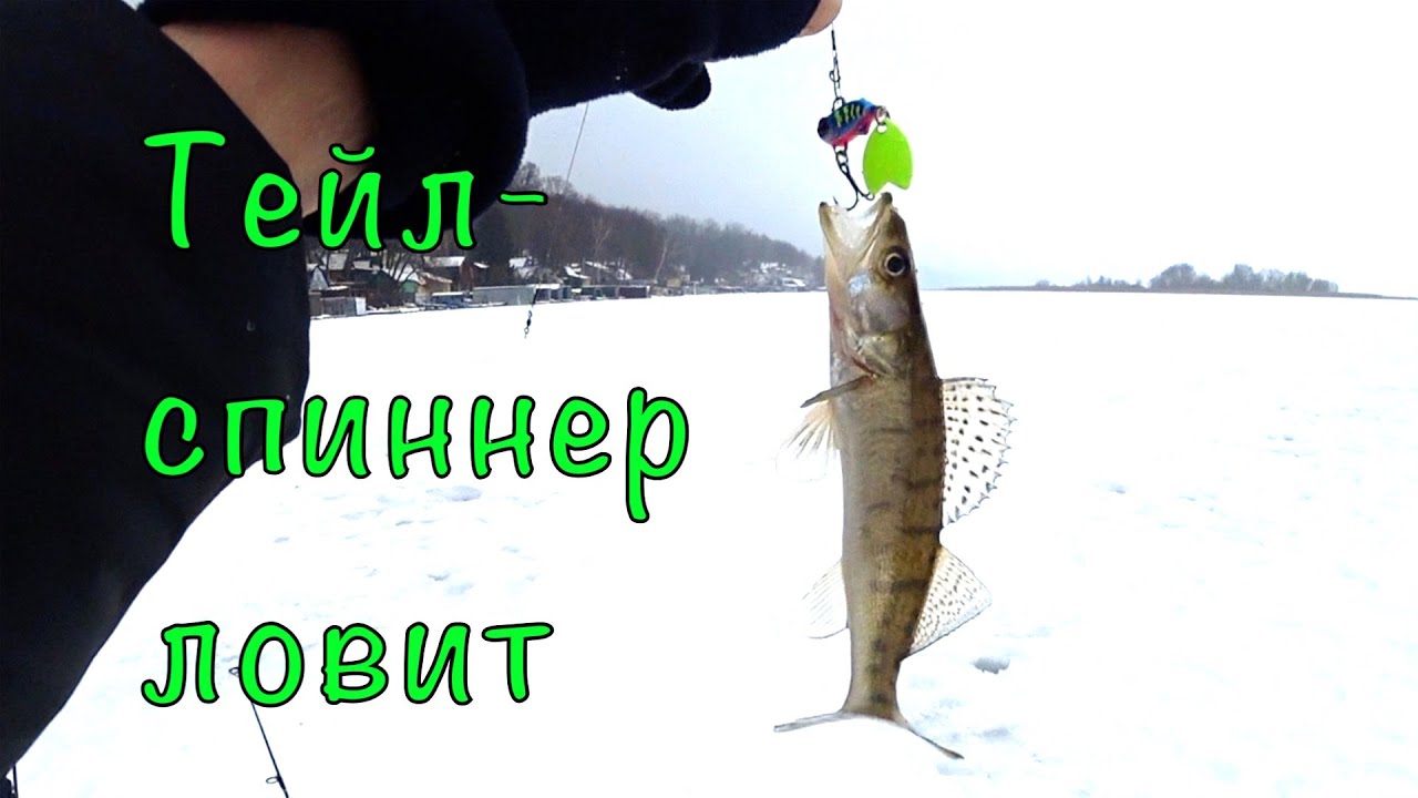 Ловля в ОТВЕС на ТЕЙЛ-СПИННЕРЫ. Зимняя рыбалка.