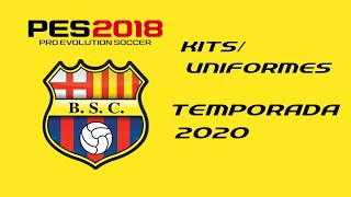 PES 2018 - UNIFORMES/KITS BARCELONA SC TEMPORADA 2020