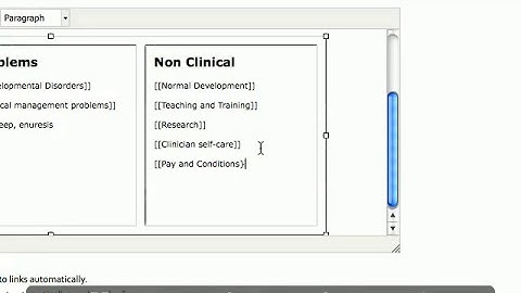 How to build a Wiki page #1