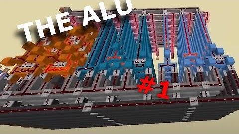 Completing My Redstone ALU! - Computational Redstone Journey (pt. 1)