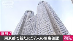 東京都で新たに57人感染確認 緊急事態解除後で最多(20/06/27)