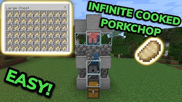 SIMPLE 1.21 AUTOMATIC PIG FARM TUTORIAL in Minecraft Bedrock (MCPE/Xbox/PS4/Nintendo Switch/PC)