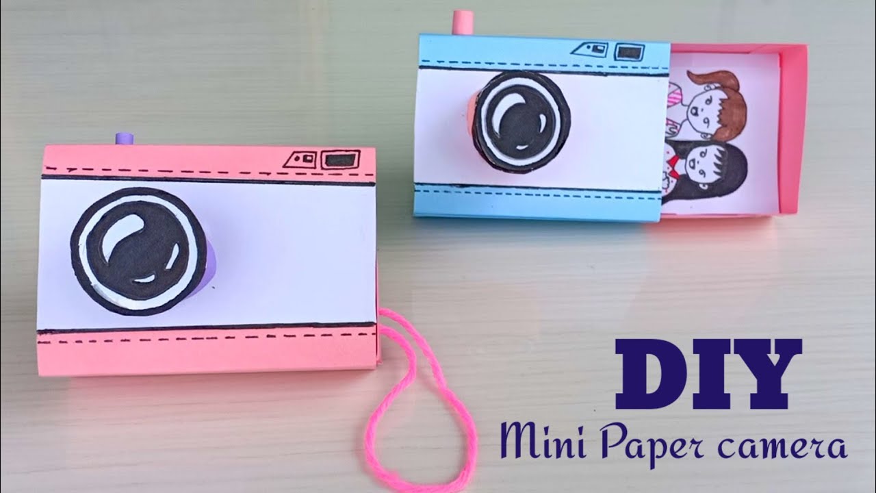 How to make a paper camera /DIY paper camera Easy DIY/mini paper