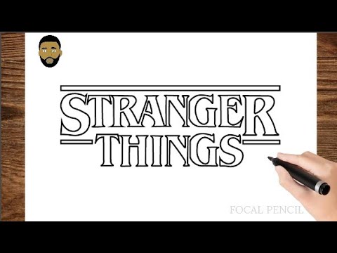 How To Draw Stranger things Logo step by step - YouTube