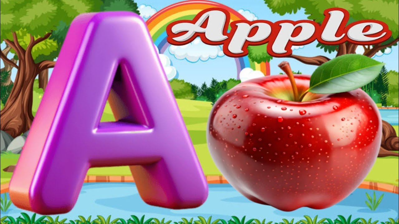 Phonics Song with TWO Words - A For Apple - ABC Alphabet Songs with ...