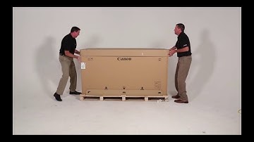 Canon  imagePROGRAF installation video