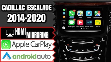 Cadillac Escalade 2014-2019 Navigation CUE Video Interface, Apple CarPlay, HDMI Smartphone Mirroring