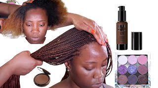 MUST WATCH👆WOW🔥 BEYONCE PICK AND DROP 💄 NATURAL HAIR AND MAKEUP TRANSFORMATION FOR MELANIN BEAUTY