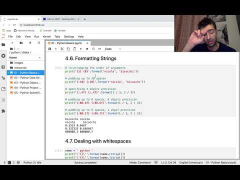 Video: Come si digita una stringa F in Python?