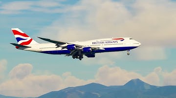 Insane Landing! British Airways 747 Crosswind Landing – Macau Airport