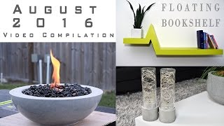 This video is a collection of all the projects made by DIY Creators in the month of August 2016. If you missed a video this month. 