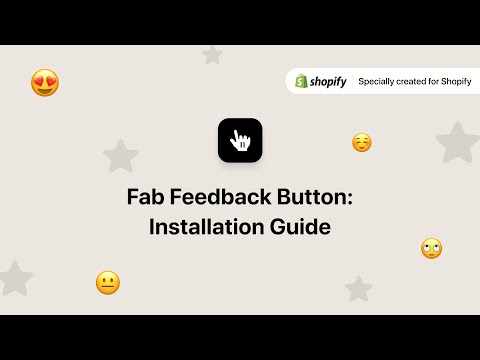 Fab Feedback Button Shopify App Installation Guide