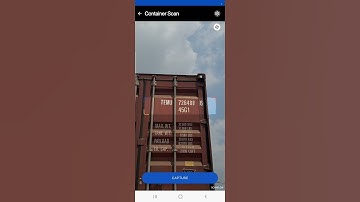 Container scanning live video
