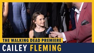 Cailey Fleming - THE WALKING DEAD Season 10 Red Carpet Premiere Interview