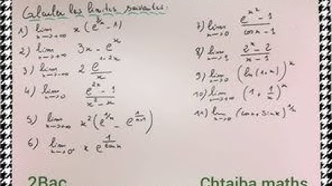 Fonction exponentielle.2Bac.BIOF 2022