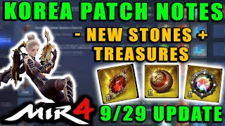 MIR4 - NEW TIER 2 Magic Stones and Spirit Treasures!  Korean Update Patch Notes!  Coming Soon!