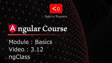 Angular Course | Video 3.12 | ngClass - Built in Directives