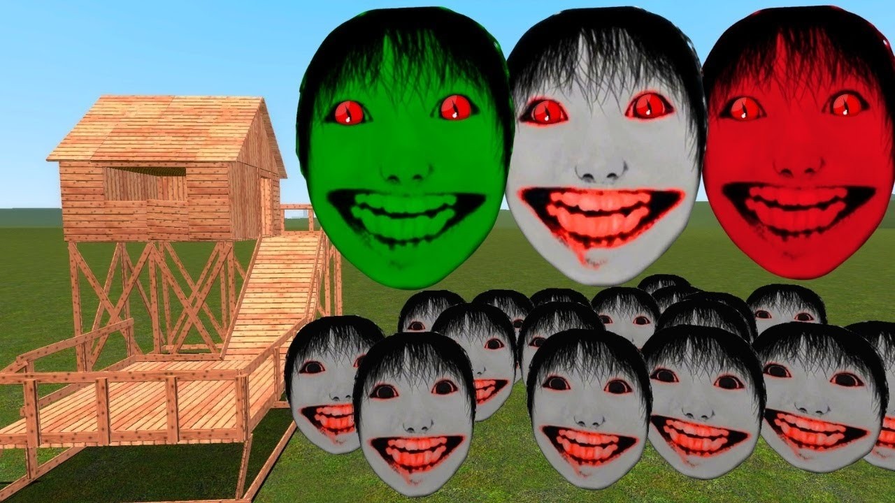 Yoshie kimura Vs Towers In Garry's Mod!