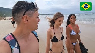 UNA VENEZOLANA NOS ACOMPAÑA A ESTA PLAYA DE BRASIL 🇧🇷